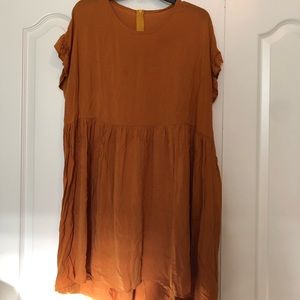 Mustard dress